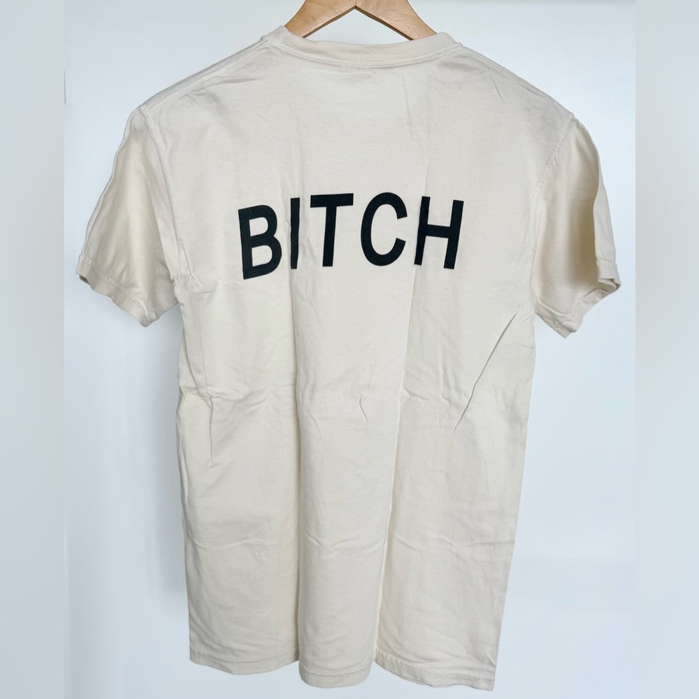Light Beige “B*TCH” T-Shirt